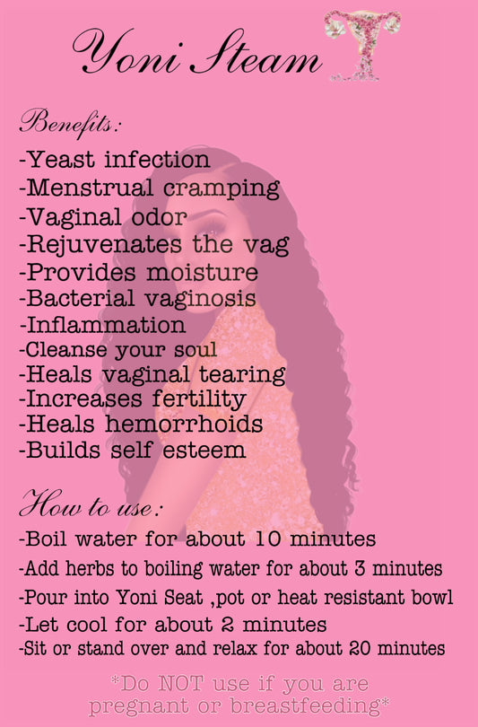 Yoni detox steam