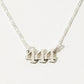 Angel number necklace