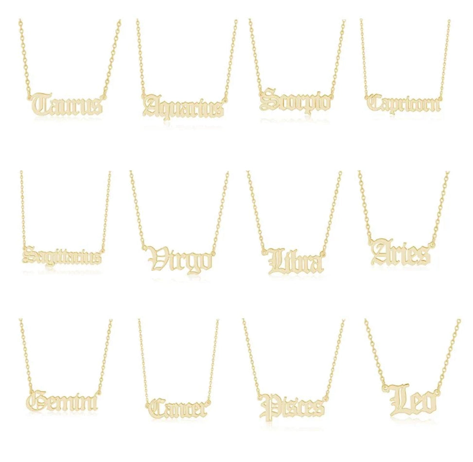 Zodiac necklace