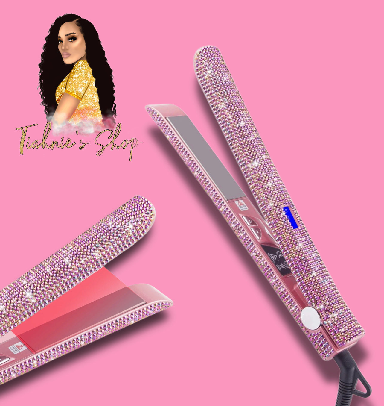 Diamond Flat iron 1”