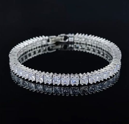 Princess diamond bracelet