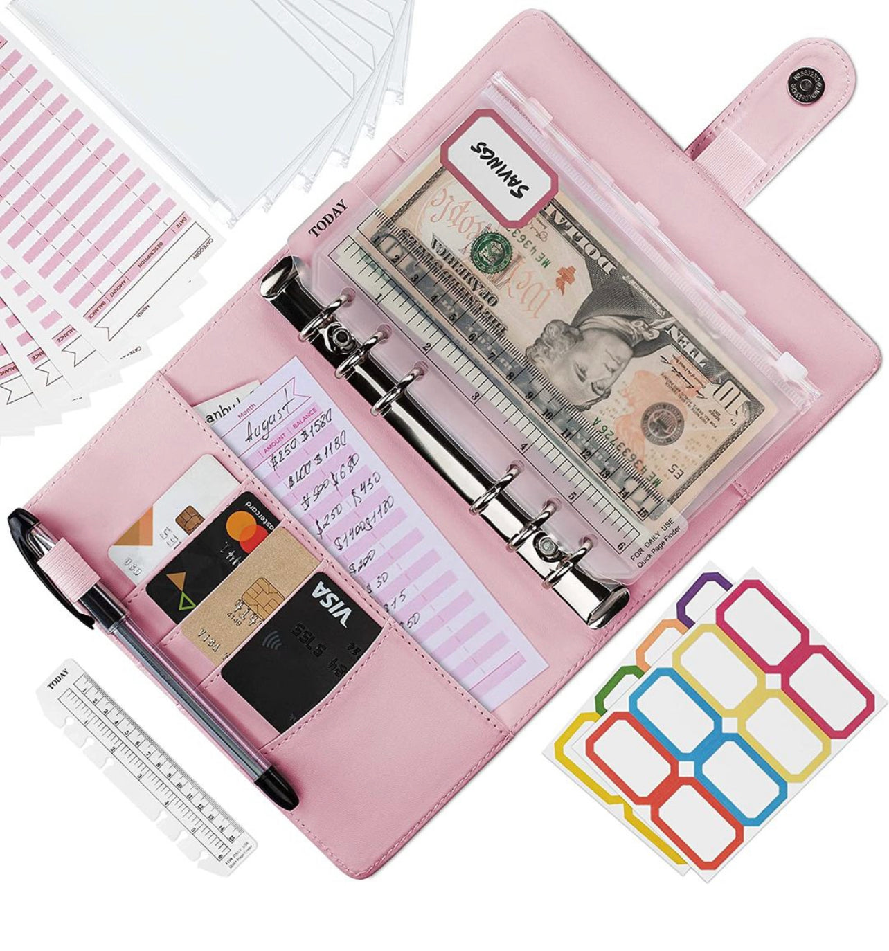 Budget binder(pink)