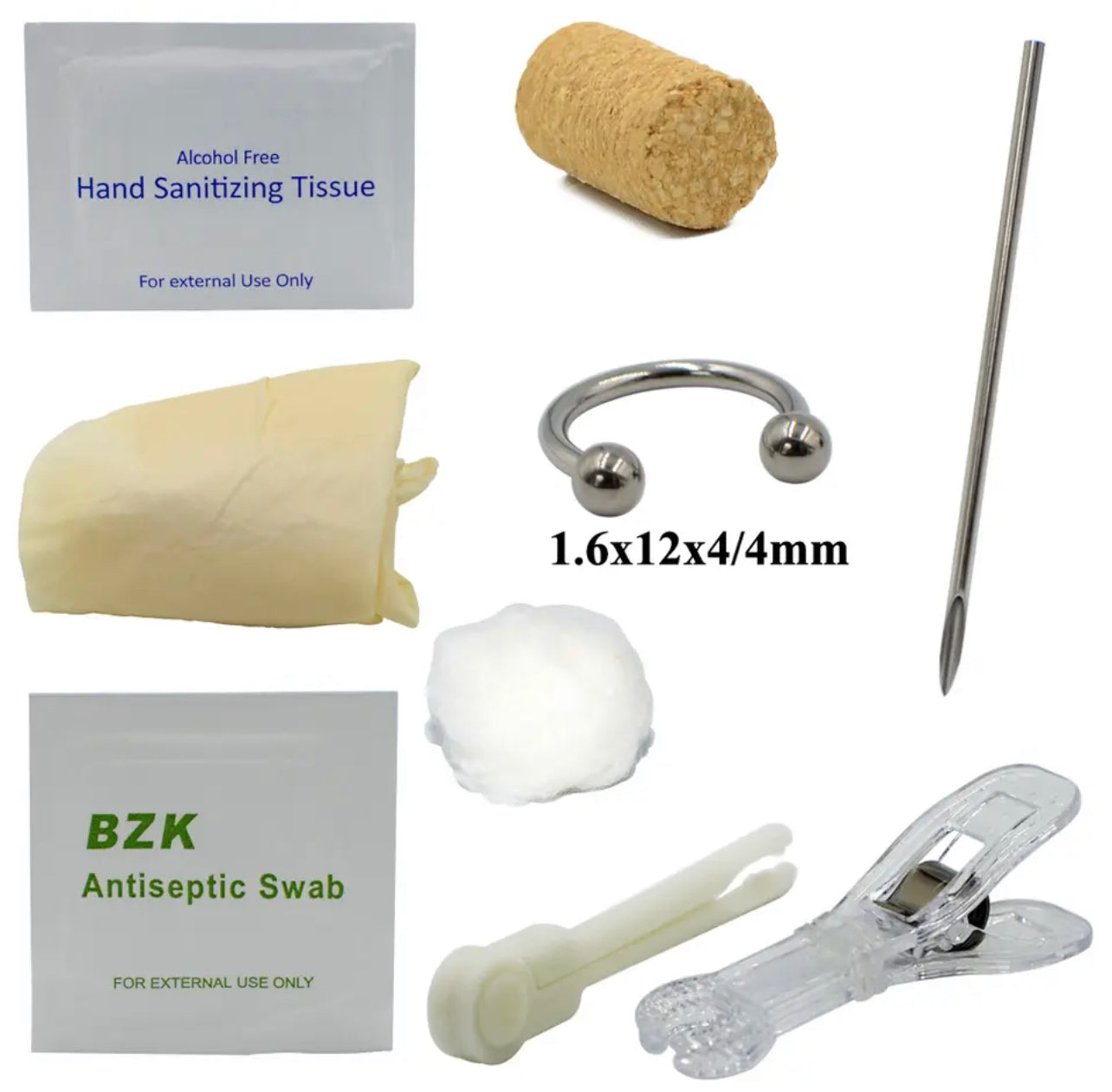 Disposable piercing kit